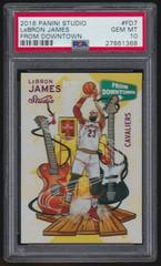 LeBron James #FD7 Basketball Cards 2016 Panini Studio From Downtown Prices