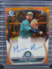 Michael Arroyo [Orange] #BSPA-MA Baseball Cards 2023 Bowman Chrome Sapphire Autographs Prices