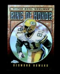 Desmond Howard [Refractor] Football Cards 2002 Topps Chrome Ring of Honor Prices