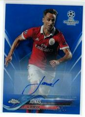 Jonas [Autograph Blue Refractor] Soccer Cards 2017 Topps Chrome UEFA Champions League Prices