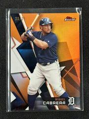 Miguel Cabrera [Orange Refractor] #77 Baseball Cards 2018 Topps Finest Prices