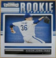 Hyeon-Jong Yang Baseball Cards 2021 Panini Contenders Rookie Contenders Prices