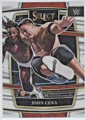 John Cena [White Prizm] Wrestling Cards 2022 Panini Select WWE Prices