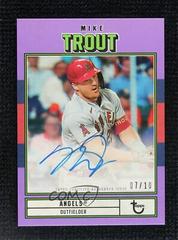 Mike Trout [Purple] Baseball Cards 2022 Topps Brooklyn Collection Autographs Prices