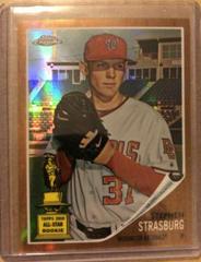Stephen Strasburg [Refractor] #C124 Baseball Cards 2011 Topps Heritage Chrome Prices