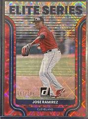 Jose Ramirez [Red] Baseball Cards 2022 Panini Donruss Elite Series Prices