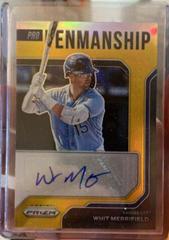 Whit Merrifield [Gold Prizm] #PP-WM Baseball Cards 2022 Panini Prizm Pro Penmanship Autographs Prices