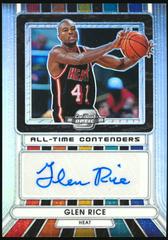 Glen Rice #12 Basketball Cards 2022 Panini Contenders Optic All-Time Autograph Prices