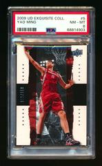 Yao Ming Basketball Cards 2009 UD Exquisite Collection Prices