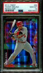 Yadier Molina [Refractor] #66 Baseball Cards 2014 Finest Prices