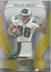 Reggie Brown [Mirror Gold] Football Cards 2008 Leaf Certified Materials Prices