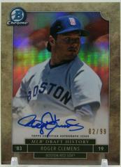 Roger Clemens [Autograph] Baseball Cards 2016 Bowman Draft Chrome MLB History Prices