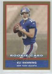 Eli Manning [Gold] #200 Football Cards 2004 Bazooka Prices