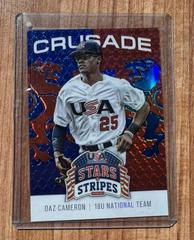 Daz Cameron [Crusade Blue] #30 Baseball Cards 2015 Panini USA Stars & Stripes Prices