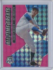 Sandy Koufax [Pink Fluorescent] #ATG1 Baseball Cards 2021 Panini Mosaic All Time Greats Prices
