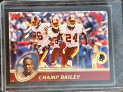 Champ Bailey [Black] Football Cards 2003 Topps Prices