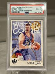 Nikola Jokic [Sapphire] #1 Basketball Cards 2022 Panini Court Kings Water Color Prices