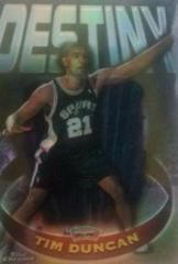 Tim Duncan [Refractor] #D8 Basketball Cards 1997 Topps Chrome Destiny Prices