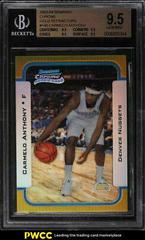 Carmelo Anthony [Chrome Gold Refractor] Basketball Cards 2003 Bowman Prices