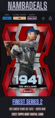 Ted Williams [Red] Baseball Cards 2022 Topps Finest Career Years Die Cuts Prices