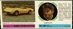 Corvette [Left Side] Baseball Cards 1968 American Oil Prices