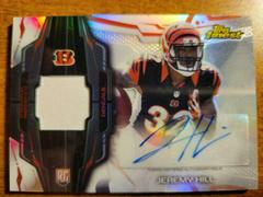 Jeremy Hill #RAPJH Football Cards 2014 Topps Finest Rookie Autograph Patch Prices