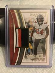 Lavonte David #9 Football Cards 2023 Panini Immaculate Remarkable Memorabilia Prices