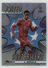 Jamal Musiala #PF-8 Soccer Cards 2022 Topps Finest UEFA Club Competitions Prized Footballers Prices