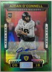 Aidan O'Connell [Signature End Zone] #310 Football Cards 2023 Panini Score Prices