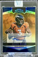 Russell Wilson [Signature Orange] #14 Football Cards 2022 Panini Honors Prices