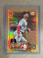 Brayan Rocchio #RR-29 Baseball Cards 2023 Topps Chrome Radiating Rookies Prices
