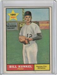 Bill Kunkel #322 Baseball Cards 1961 Topps Prices