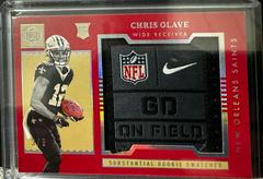 Chris Olave [Ruby] #SS-9 Football Cards 2022 Panini Encased Substantial Rookie Swatches Prices