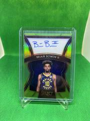 Brian Bowen II [Neon Green Prizm] #RS-BWN Basketball Cards 2019 Panini Select Rookie Signatures Prices