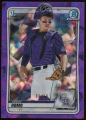 Drew Romo [Purple] #BD-106 Baseball Cards 2020 Bowman Draft Sapphire Prices