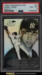 Derek Jeter [Row 3] #22 Baseball Cards 1999 Flair Showcase Prices