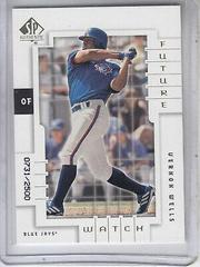Vernon Wells #108 Baseball Cards 2000 SP Authentic Prices
