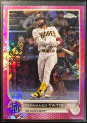 Fernando Tatis Jr. [Pink] Baseball Cards 2022 Topps Chrome Logofractor Prices