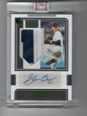 Shane Baz [Jersey Autograph Emerald] Baseball Cards 2022 Panini Three and Two Prices