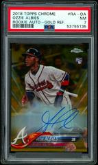 Ozzie Albies [Gold Refractor] #RA-OA Baseball Cards 2018 Topps Chrome Rookie Autograph Prices