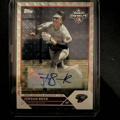 Jordan Beck [Autograph Foilfractor] #PD-109 Baseball Cards 2023 Topps Pro Debut Prices
