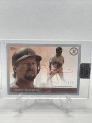 Mark McGwire Baseball Cards 2022 Topps Clearly Authentic 1955 Reimagining Autographs Prices