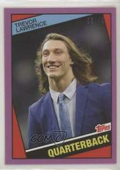 Trevor Lawrence [Purple] #23 Football Cards 2021 Topps X Trevor Lawrence Prices