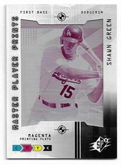 Shawn Green #9 Baseball Cards 2004 Spx Prices