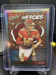 Patrick mahomes ii [silver foil heroes] #he-3 Football Cards 2021 Panini Prestige Heroes Prices