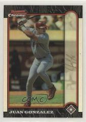 Juan Gonzalez [Refractor] #285 Baseball Cards 1999 Bowman Chrome Prices