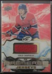 Cole Caufield [Jersey] #IPA-CC Hockey Cards 2021 Upper Deck Ice Premieres Prices