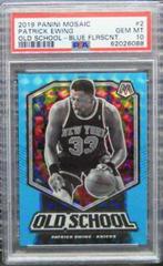 Patrick Ewing [Blue Fluorescent] Basketball Cards 2019 Panini Mosaic Old School Prices