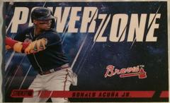 Ronald Acuna Jr. [Red] Baseball Cards 2022 Stadium Club Power Zone Prices
