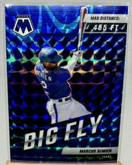 Marcus Semien [Reactive Blue] #BF-5 Baseball Cards 2022 Panini Mosaic Big Fly Prices